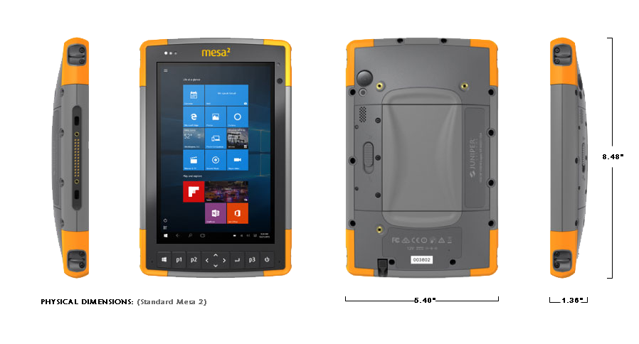 The Mesa 2 With Duel Battery Dimensions
